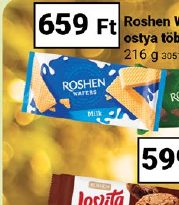 Roshen Wafers ostya többféle