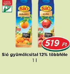 Si6 gyümölcsital 12% többféle