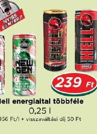 Hell energiaital többféle