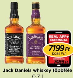 Jack Daniels whiskey többféle