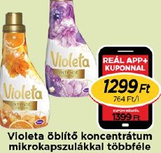 Violeta öblítő koncentrátum mikrokapszulákkal többféle