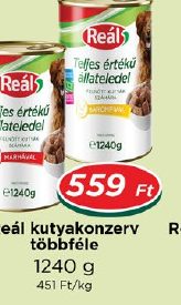 Reál kutyakonzerv többféle
