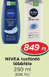 NIVEA tusfürdő többféle