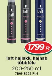 Taft hajlakk, hajhab többféle