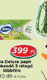Zewa Deluxe papír zsebkendő 3 rétegű többféle