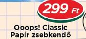 Ooops! Classic papír zsebkendő többféle 3 rétegű