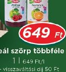 Real szörp többféle
