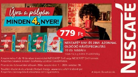 NESCAFÉ® 3IN1 ÉS 2IN1 AZONNALI OLDÓDÓ KÁVÉSZPECIALITÁS