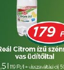 Real Citrom ízű szénsavas üdítőital