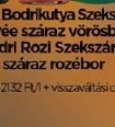 Bodri Bodrikutya Szekszárdi Cuvée száraz vörösbor, Bodri Rosé Szekszárdi száraz rozébor