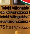 Teleki Válogatás Villányi Irsai Olivér száraz fehérbor, Teleki Válogatás Cabernet Sauvignon száraz vörösbor