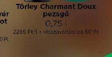 Törley Charmant Doux pezsgő