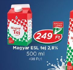 Magyar ESL tej 2,8%