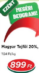 Magyar Tejföl 20%