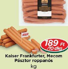 Kaiser Frankfurter, Mecom Pásztor roppanós