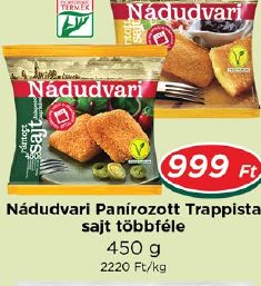 Nádudvari Panírozott Trappista sajt többféle