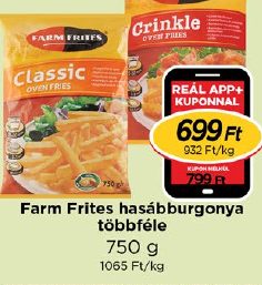 Farm Frites hasábburgonya többféle