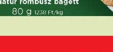 Natúr rombusz bagett