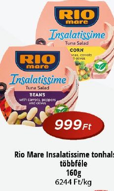 Rio Mare Insalatissime tonhalsaláta többféle