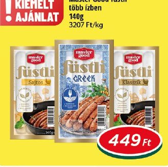 Master Good füstli több ízben