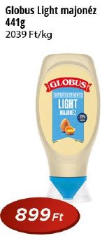 Globus Light majonéz