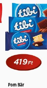 Tibi táblás csokoládé 15féle