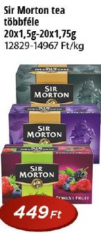 Sir Morton tea többféle