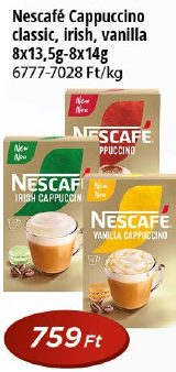 Nescafé Cappuccino classic, irish, vanilla