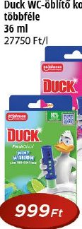 Duck WC-öblítő korong többféle