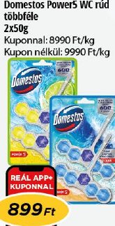 Domestos Power5 WC rúd többféle