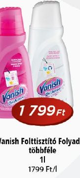 Vanish Folttisztító Folyadék többféle