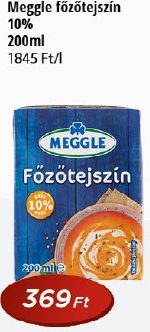 Meggle főzőtejszín