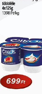 Danone Oikos krémjoghurt többféle