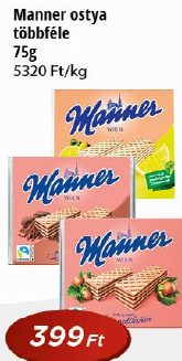 Manner ostya többféle