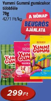 Yummi Gummi gumicukor többféle