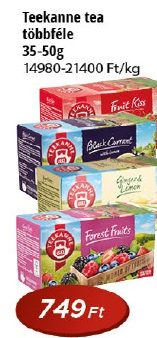 Teekanne tea többféle