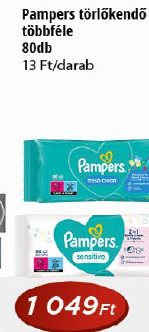 Pampers törlőkendő többféle