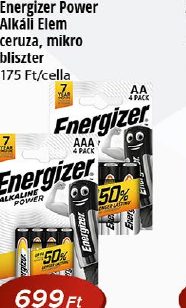 Energizer Power Alkáli Elem ceruza, mikro bliszter