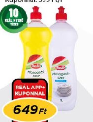 Reál Mosogatoszer citrom, balzsam