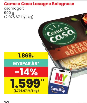 Come a Casa Lasagne Bolognese