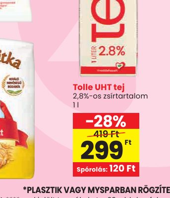 Tolle UHT tej