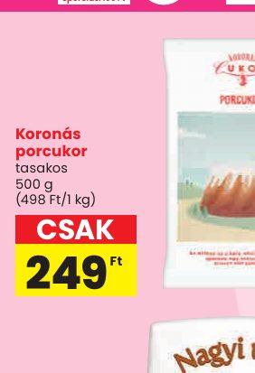 Koronás porcukor
