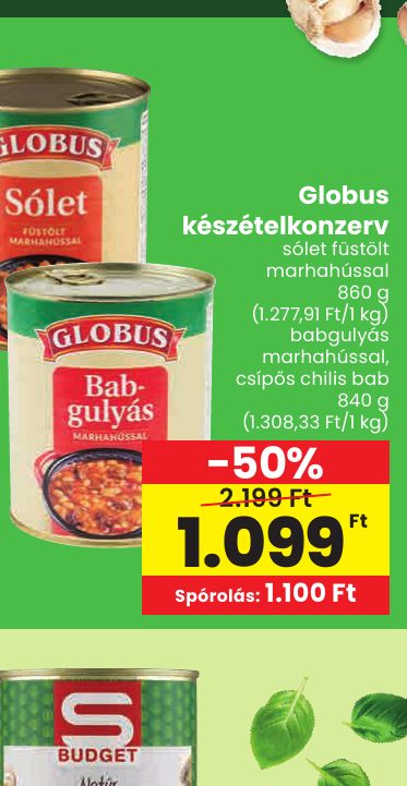 Globus készételkonzerv
