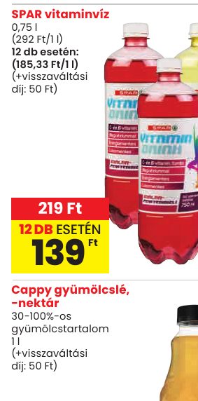 SPAR vitaminvíz