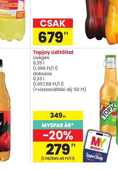 Topjoy üdítőital