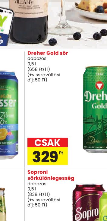 Dreher Gold sör