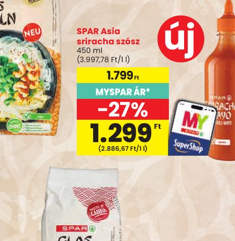 SPAR Asia sriracha szósz