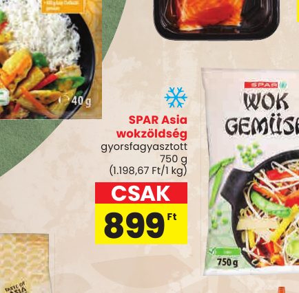 SPAR Asia wokzöldség