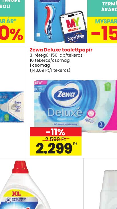 Zewa Deluxe toalettpapír