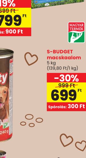 S-BUDGET macskaalom